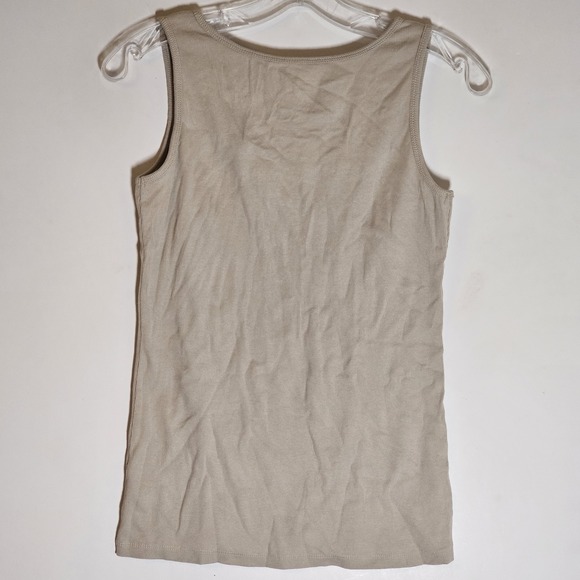 Philosophy by Republic Tank Womens Medium Green Lace Embellished Ribbed Boho M - Picture 9 of 12